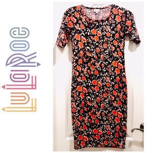 LuLaRoe Floral Sleeved Dress